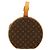 Borsa a tracolla Louis Vuitton Monogram Petite Boite Chapeau Marrone - vista 11