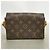 Borsa a tracolla Louis Vuitton Monogram Macassar Marrone - vista 9