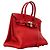 Hermès Borsa Hermes Birkin 35 Togo Rouge Vif Rosso - vista 2