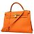 Hermès Borsa Hermes Kelly 32 Togo Arancione