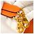 Hermès Borsa Hermes Kelly 32 Togo Arancione - vista 10