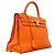 Hermès Borsa Hermes Kelly 32 Togo Arancione - vista 2