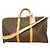 mala Louis Vuitton Monogram Keepall Bandoulière 50 Marrom