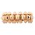 Anello Cartier Crush in oro rosa 18K - vista 2