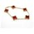 Bracelet Charm Alhambra Van Cleef & Arpels Rouge  - vue 2