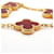 Bracelet Charm Alhambra Van Cleef & Arpels Rouge  - vue 6