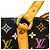 Borsa Tote Louis Vuitton Monogram Multicolor Aurelia MM Nero - vista 12