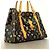 Borsa Tote Louis Vuitton Monogram Multicolor Aurelia MM Nero - vista 2