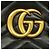 Borsa a tracolla Gucci GG Marmont in pelle nera Nero - vista 10
