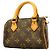 Borsa a mano Louis Vuitton Monogram Mini Speedy Marrone