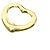 Tiffany & Co Collana con pendente Tiffany Open Heart D'oro