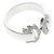 Cartier 2C Boucle Ring aus Weißgold Silber - Ansicht 9