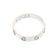 Bague Cartier Mini Love en or blanc Argenté - vue 9