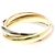 Anello Cartier Trinity in oro 18K rosa bianco e giallo D'oro - vista 6
