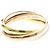 Anello Cartier Trinity in oro 18K rosa bianco e giallo D'oro - vista 7