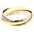 Anello Cartier Trinity Fashion Band D'oro - vista 4