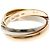 Anello Cartier Trinity Fashion Band D'oro - vista 8