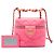 Chanel Small CC Vanity Case aus gestepptem Lammleder in Rosa mit Kette Pink - Ansicht 7