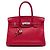 Hermès Red Clemence Birkin Retourne 30 Rosso