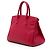 Hermès Red Clemence Birkin Retourne 30 Rosso - vista 2