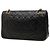 Chanel Black Medium Classic Lambskin Double Flap Nero - vista 2