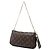 Louis Vuitton Brown Monogram Multi Pochette Accessoires Marrone - vista 2