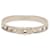 Bracelet Hermès Mini Clic Kelly Flagship étroit en émail blanc  - vue 1