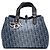 Sac Dior Toujours Medium en denim bleu Oblique