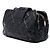 Borsa Chanel Reissue Tote in vitello craquelé lucido nero - vista 2