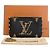 Louis Vuitton Black Monogram Giant Jungle Double Zip Pochette Nero - vista 12