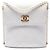 Chanel White Small Quilted Calfskin About Pearls Hobo Bianco