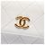 Chanel White Small Quilted Calfskin About Pearls Hobo Bianco - vista 5
