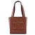 Céline Borsa Cube in pelle di vitello marrone Cuir Triomphe Celine