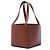 Céline Borsa Cube in pelle di vitello marrone Cuir Triomphe Celine - vista 2