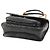 Saint Laurent Mini Niki in pelle di vitello grana grossa nera Nero - vista 5