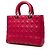 Dior Pink Large Lambskin Cannage Lady Dior Rosa - vista 2
