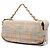Borsa Chanel Mademoiselle in Tweed Beige Chocolate Bar - vista 2