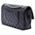Chanel Black Medium Classic Lambskin Double Flap Nero - vista 2