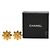 Orecchini a clip Chanel Gold CC placcati in oro con fiore D'oro - vista 4