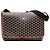 Borsa a Tracolla Goyard Black Goyardine Capetien MM Nero