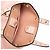 Tote Valentino Rockstud em couro de bezerro granulado rosa com corrente - vista 5