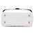 Borsa Chanel Secret Box Small in pelle d'agnello matelassé bianca con CC Bianco - vista 3