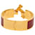 Bracelet Hermès Clic Clac H GM en émail rouge large  - vue 4