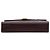Borsa a Busta Saint Laurent Red Large Chevron Grain de Poudre Monogram Rosso Bordò - vista 3