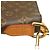 Borsa Satchel Melie Monogram Marrone Louis Vuitton - vista 11