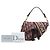 Mini borsa Saddle Dior in tela Oblique rossa Rosso Bordò - vista 8