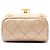 Borsa My Crush Chanel in pelle d'agnello micro matelassé dorata D'oro - vista 3