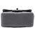 Chanel Gray Mini Square Classic Iridescent Lambskin Single Flap Marrone Grigio antracite - vista 3