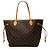 Louis Vuitton Brown Monogram Neverfull MM Marrone