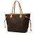 Louis Vuitton Brown Monogram Neverfull MM Marrone - vista 2